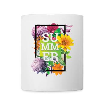 SUMMER FLOWERS - Tasse - Weiß - Vorne
