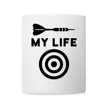 My life (dart, target) - Mug - white - Front