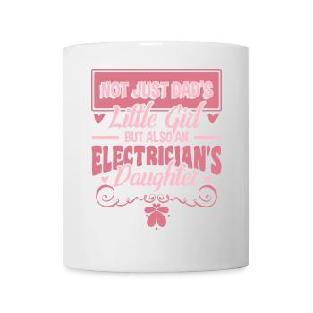 Elektriker Tochter - Tasse - Weiß - Vorne
