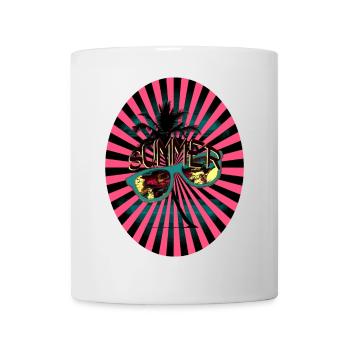 Lunettes de soleil Summer Sunbeams Palm Tree - Mug blanc - blanc - Devant