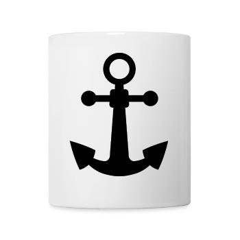 Anchor Symbol Icon Logo Sea Sea Water Graphic - Mug - white - Front