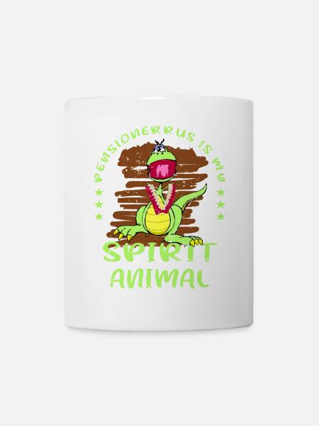 Rentner Dinosaurus - Tasse - Weiß
