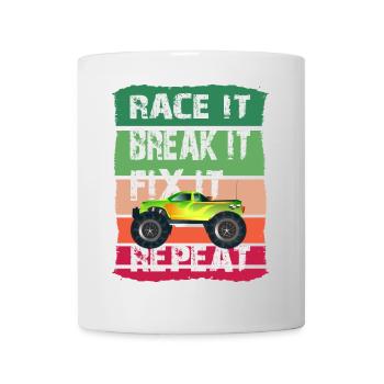 RC Modell Auto - Tasse - Weiß - Vorne