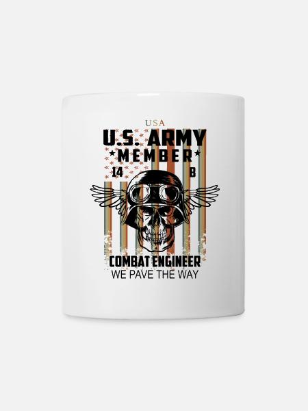 US Army Kampf Techniker - Tasse - Weiß