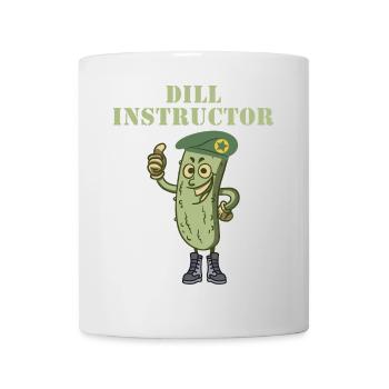 Dill Instructor Essiggurke Lustige Gurke Geschenk - Tasse - Weiß - Vorne