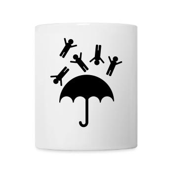 Regende Männer - Tasse - Weiß - Vorne