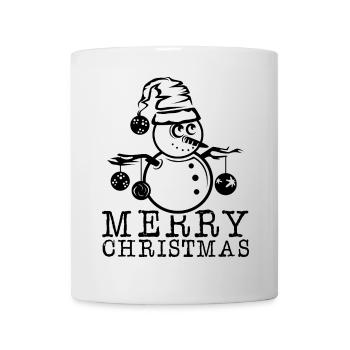 merry christmas Symbol Illustration Icon Logo - Tasse - Weiß - Vorne