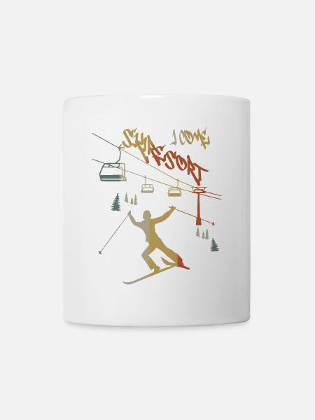 Skiurlaub ich komme ! - Tasse - Weiß