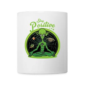 Yoga Alien - Tasse - Weiß - Vorne