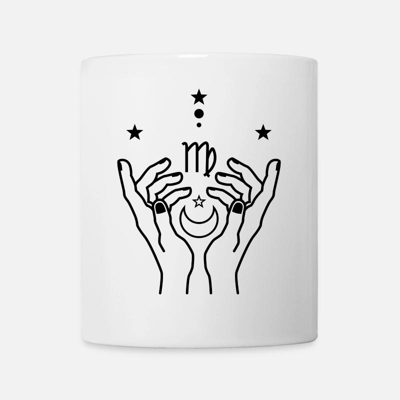 Jungfrau Tierkreis-Astrologie - Tasse - Weiß