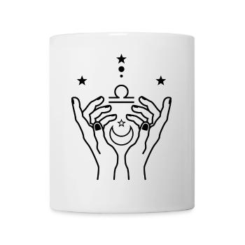 Waage Tierkreis-Astrologie - Tasse - Weiß - Vorne