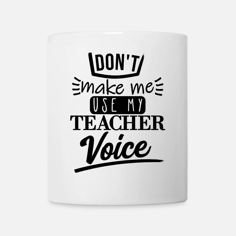 Ne me faites pas l’utiliser (noir) - Mug blanc - blanc