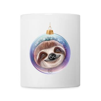 Christmas Sloth Santa - Mug - white - Front