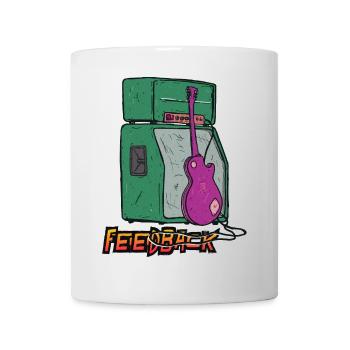 Graphique de rétroaction sonore - Mug blanc - blanc - Devant