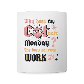 Cats Monday - Mug - white - Front