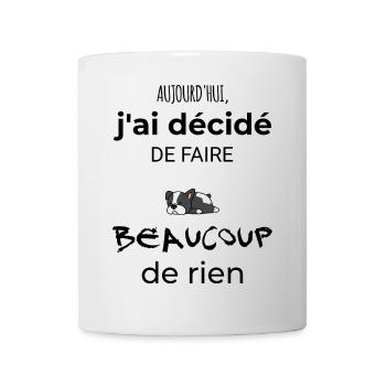 Cadeau humour chien homme ou femme - Mug blanc - blanc - Devant