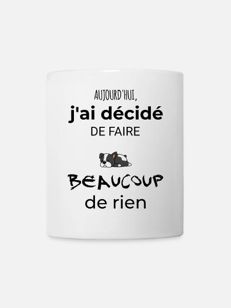 Cadeau humour chien homme ou femme - Mug blanc - blanc
