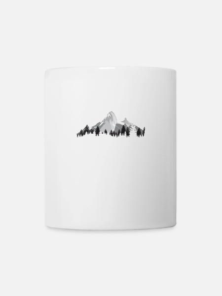 Dahoam is wo Berge sind - Tasse - Weiß