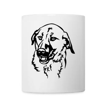 Kangal Kopf - Tasse - Weiß - Vorne
