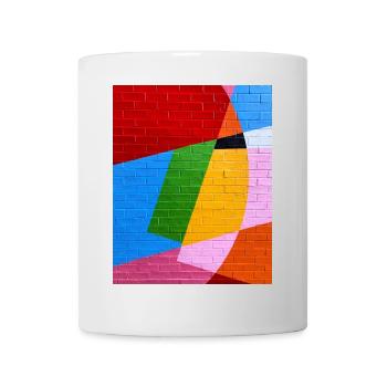 Colourful Wall - Mug - white - Front