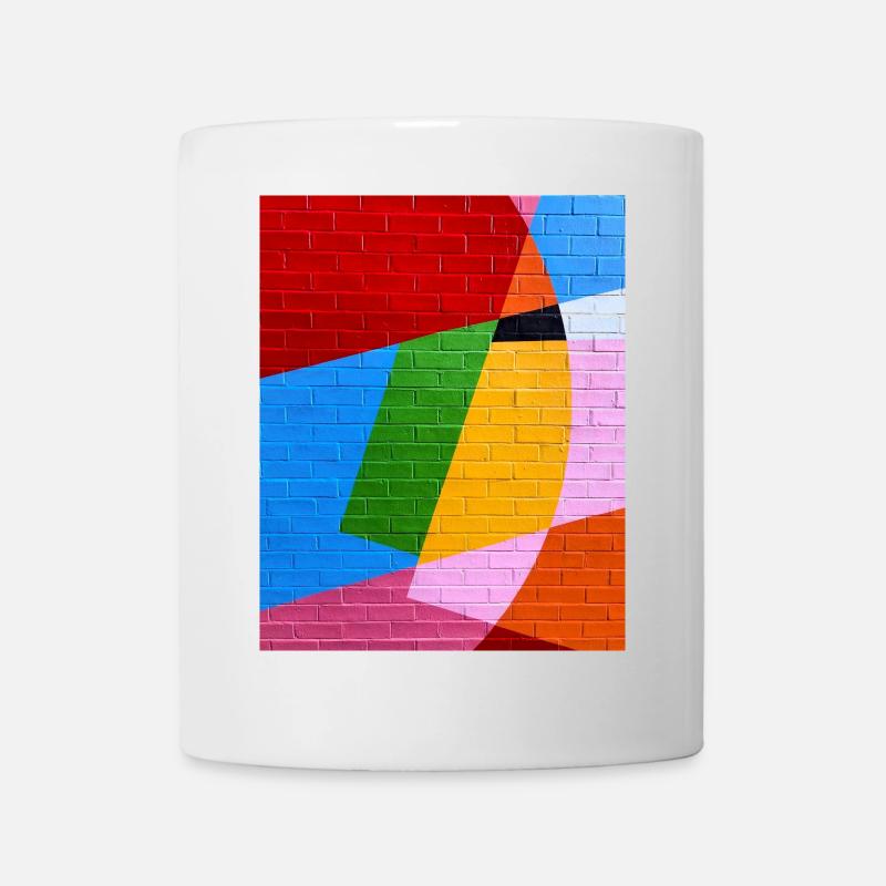Colourful Wall - Mug - white