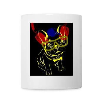 Bulldog - Mug - white - Front