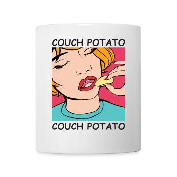 Couchpotato Popart Snack - Tasse - Weiß - Vorne
