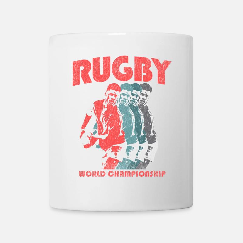 Rugby Weltmeisterschaft Mehrfachdruck - Mug blanc - blanc
