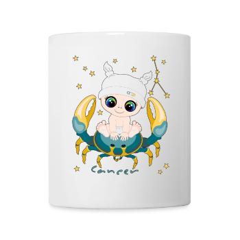 sternzeichen_cancer - Mug blanc - blanc - Devant