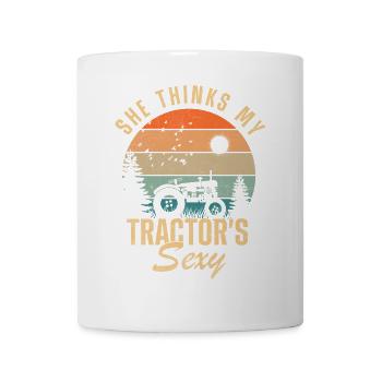 Tractor's Sexy Sunset Tee - Mug - white - Front