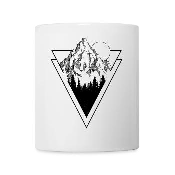 Mountain sketch - Mug - white - Front