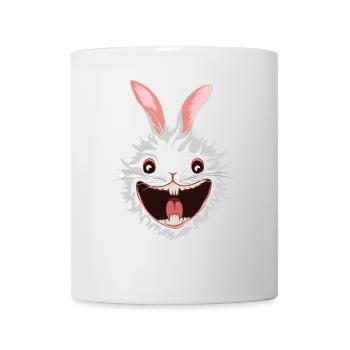 White Rabbit Head - Mug - white - Front