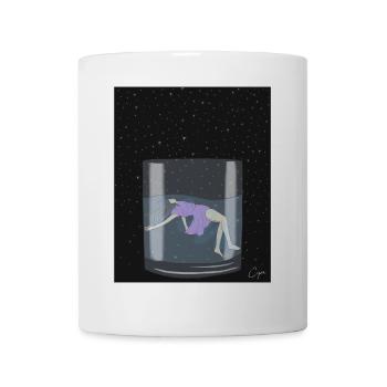 Perdu - Mug blanc - blanc - Devant