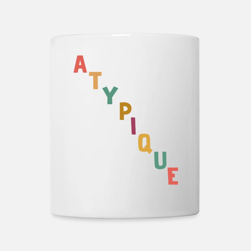 Atypique - Mug blanc - blanc