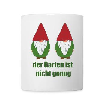 Gartenzwerge lustig - Tasse - Weiß - Vorne