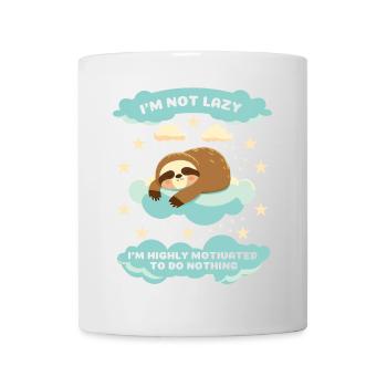 Sleeping Faultsloth Motivation - Mug - white - Front
