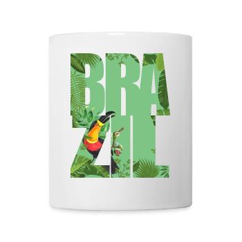 Brazilien - Tasse - Weiß - Vorne