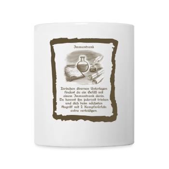 Immuntrank - Tasse - Weiß - Vorne