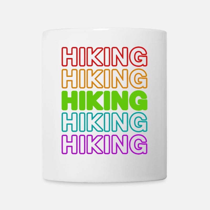 Mountain Hiking Hiking Saying Climbing Hike - Mug - white