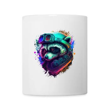 Raton Cosmo Néon Astral - Mug blanc - blanc - Devant