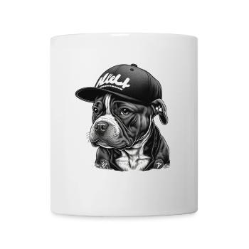 Bulldog Streetwear Cap Black - Mug - white - Front