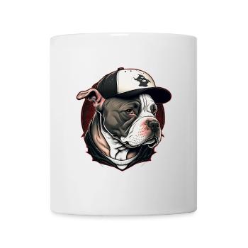 Bulldog streetwear casquette - Mug blanc - blanc - Devant