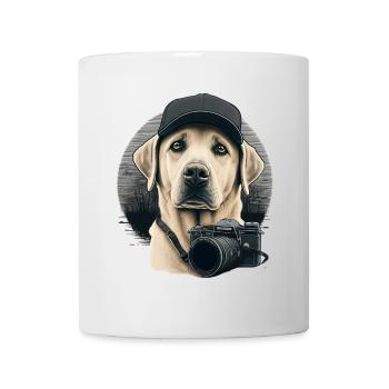 Labrador photographe - Mug blanc - blanc - Devant