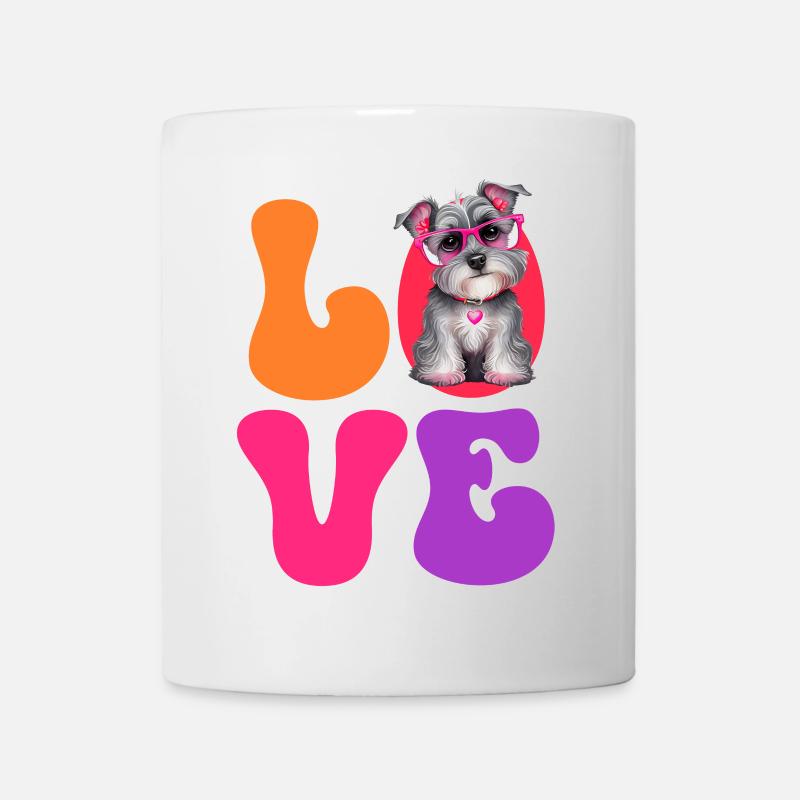 Dog Schnauzer Miniature Schnauzer - Mug - white