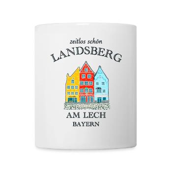 Landsberg, zeitlos schön, Bayern - Tasse - Weiß - Vorne