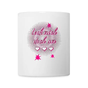 leck mich doch am ... pink - Tasse - Weiß - Vorne
