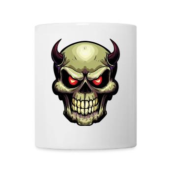 Skull - Mug - white - Front