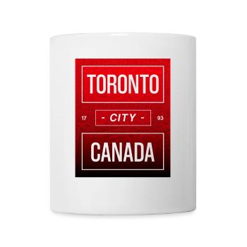 Toronto City Kanada Sign - Tasse - Weiß - Vorne