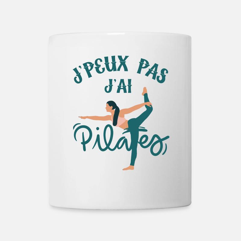 Je peux pas j ai pilates - Mug blanc - blanc