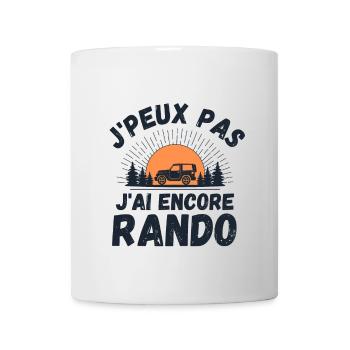 J ai une randonnée 2 - Mug blanc - blanc - Devant